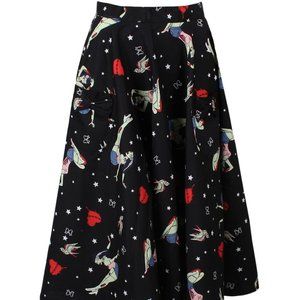 NWOT! Hell Bunny forever dead skirt
